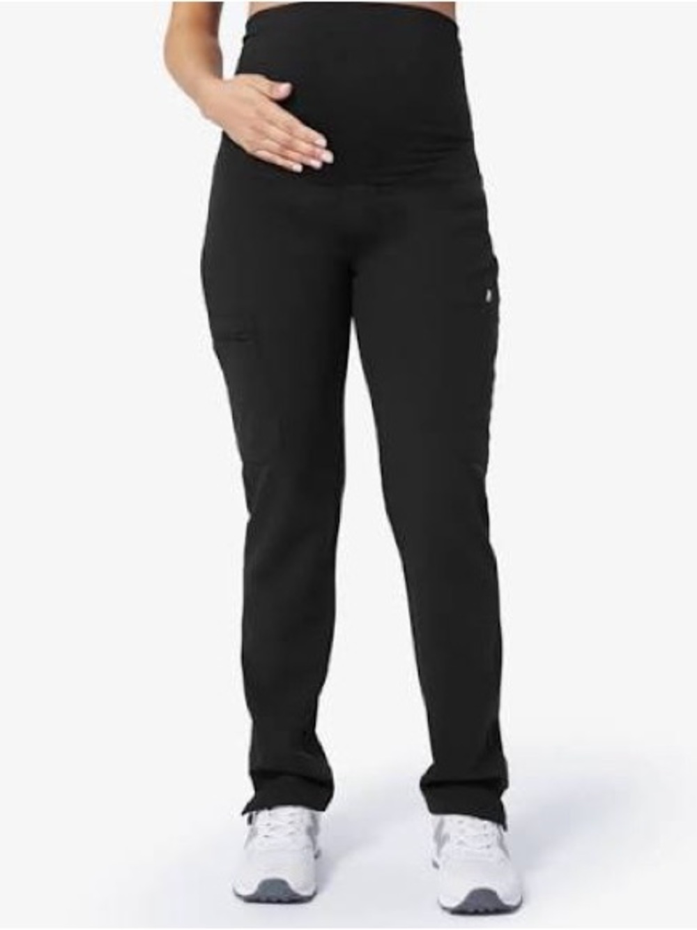 Figs Black Yola Skinny Maternity Scrub Pants